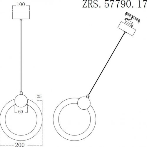 Подвесной светильник Auralia ZRS.57790.17