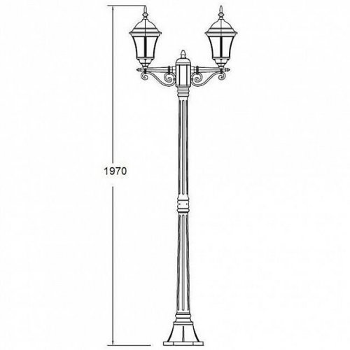 Наземный фонарь Oasis Light 91308S A Bl