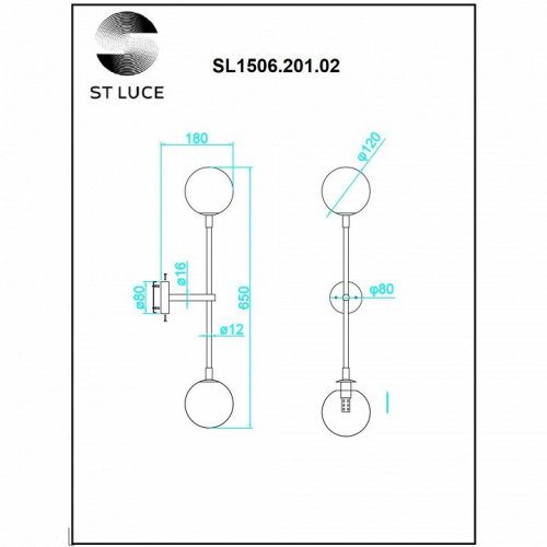 Бра ST Luce CHIETI SL1506.201.02