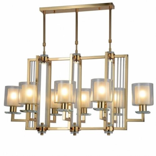 Подвесная люстра Lumina Deco Manhattan LDP 8012-8 PR F.GD