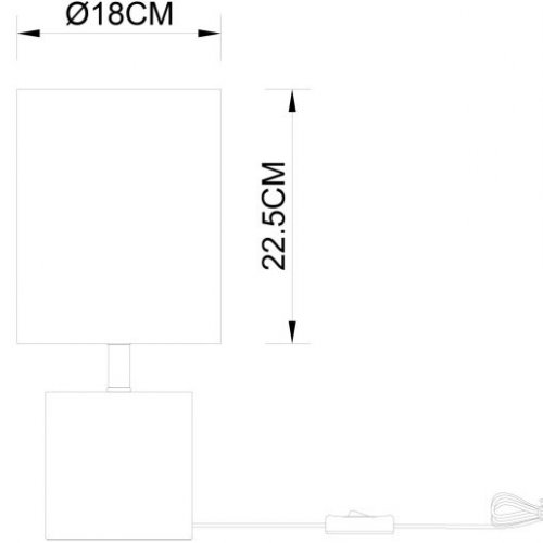 Интерьерная настольная лампа Jishui A5036LT-1BR