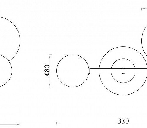 Настенный светильник F-Promo Vials 3090-2W