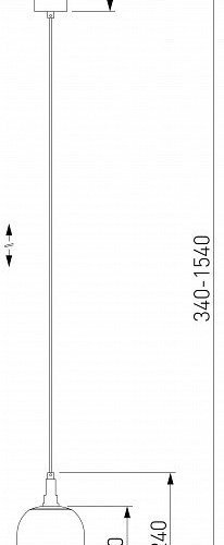 Подвесной светильник Pineapple 50266/1 дымчатый