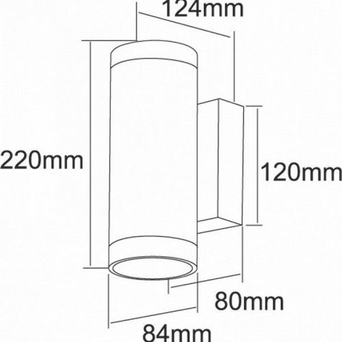 Уличный настенный светильник Deko-Light Mobby II Double 731071