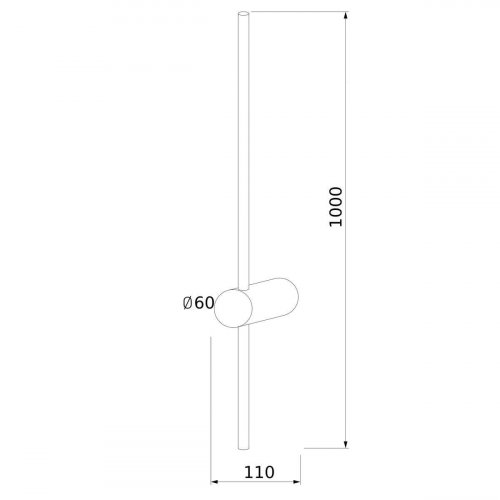 Бра Elektrostandard Cane MRL Led 1121 белый a061490