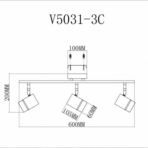 Спот Moderli David V5031-3C