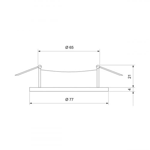 Встраиваемый светильник Elektrostandard 110 MR16 серебро a053334