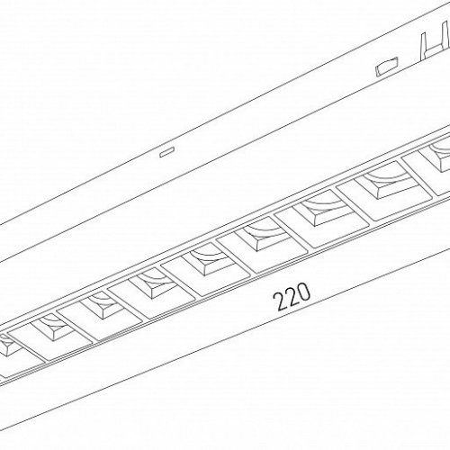 Встраиваемый светильник Elektrostandard Slim Magnetic a066584