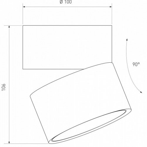 Накладной светильник Elektrostandard Klips a051772