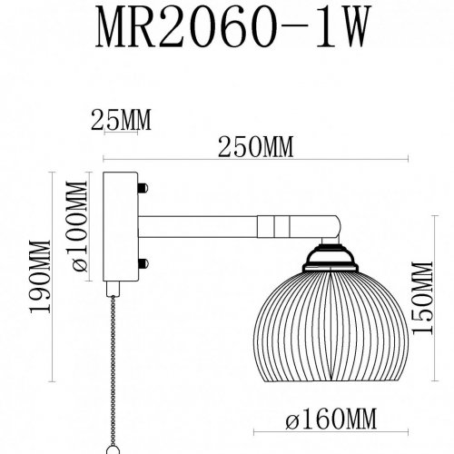 Бра Natalie MR2060-1W