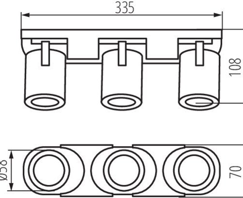 Спот Kanlux LAURIN EL-3I W 29124