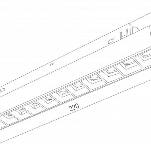 Встраиваемый светильник Elektrostandard Slim Magnetic a064529