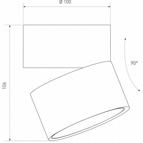 Накладной светильник Elektrostandard Klips a050528