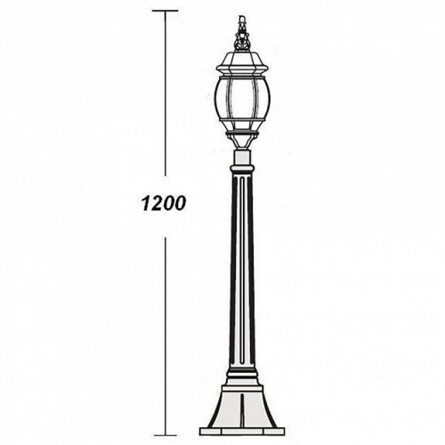 Наземный фонарь Oasis Light 83407S Gb