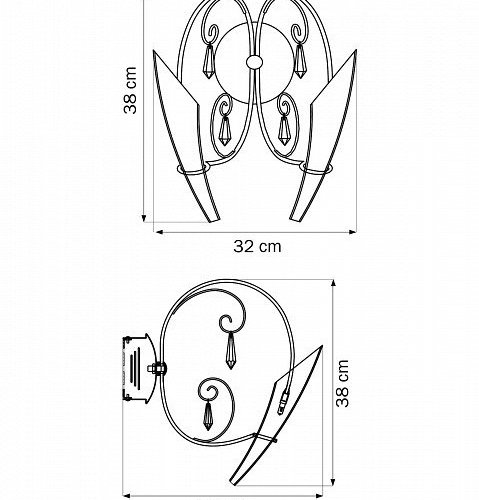 Бра Lightstar Scarabeo 755624