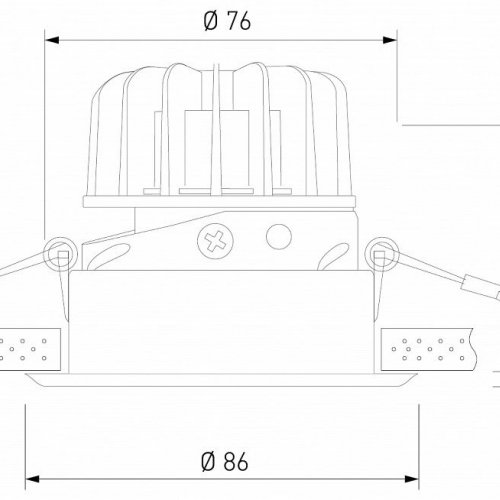 Встраиваемый светильник Elektrostandard Osti a062937