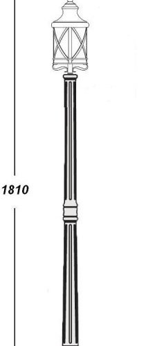 Наземный фонарь Oasis_Light LUCERNA 84808 Bl