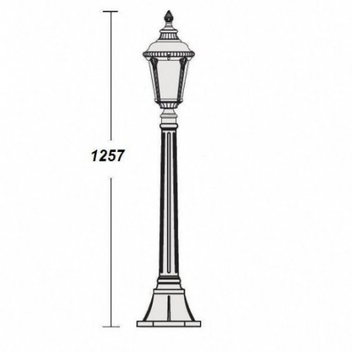 Наземный фонарь Oasis Light 79757S Bl