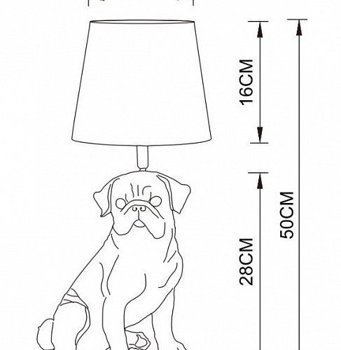 Интерьерная настольная лампа Arte Lamp Bobby A1512LT-1WH