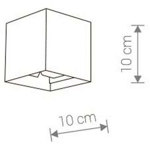 Уличный настенный светодиодный светильник Nowodvorski Lima Led 9510