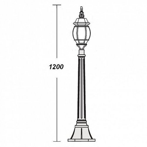 Наземный фонарь Oasis Light 83407S W