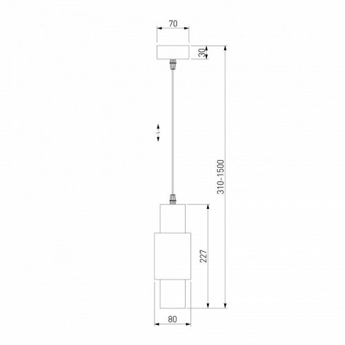 Подвесной светильник Eurosvet Bento 50204/1 LED