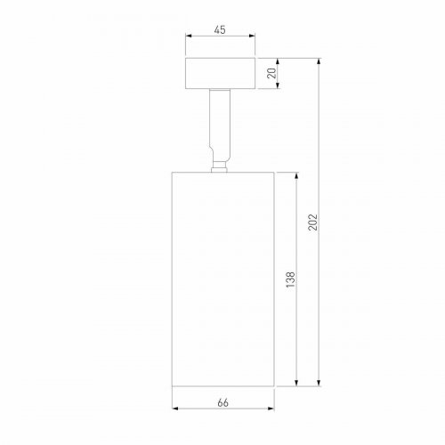 Светодиодный спот Elektrostandard Diffe 85266/01 белый/черный a058252