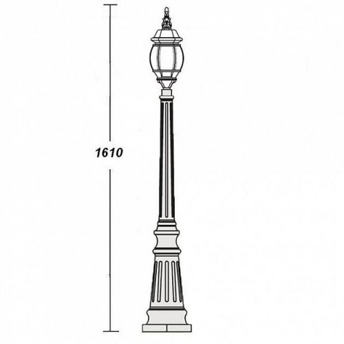 Наземный фонарь Oasis Light 83411S W