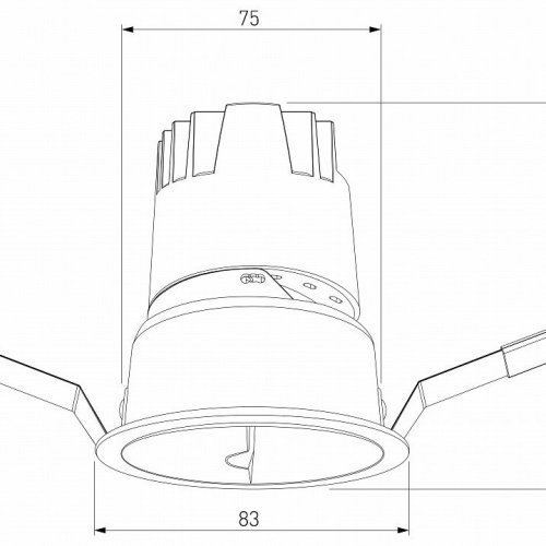 Встраиваемый светильник Elektrostandard Inline a064612