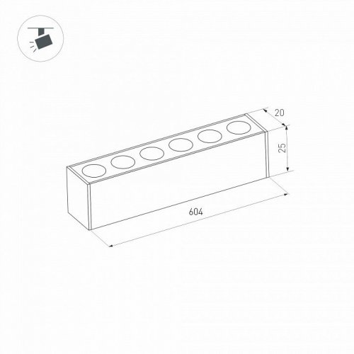 Трековый светильник Arlight 033236