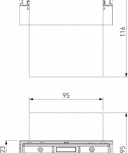 Трековый светодиодный светильник Elektrostandard Slim Magnetic Solo 85055/01 белый a063497