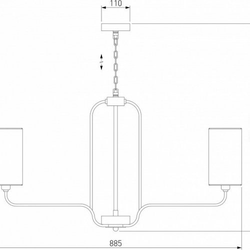 Подвесная люстра Eurosvet Purezza 60128/8 хром