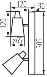 Споты Kanlux SEMPRA EL-2I W-SR 33092