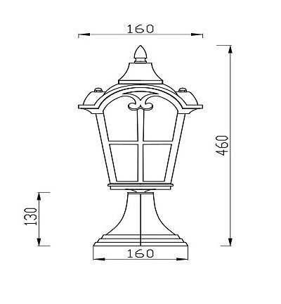 Ландшафтный светильник Maytoni Outdoor O413FL-01BZ