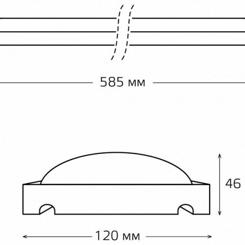 Накладной светильник Gauss WLF-4 844611218