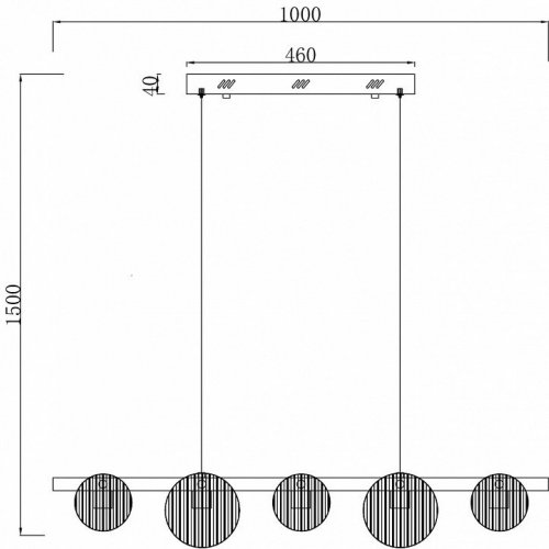 Подвесной светильник Relux 4008/02/05PL