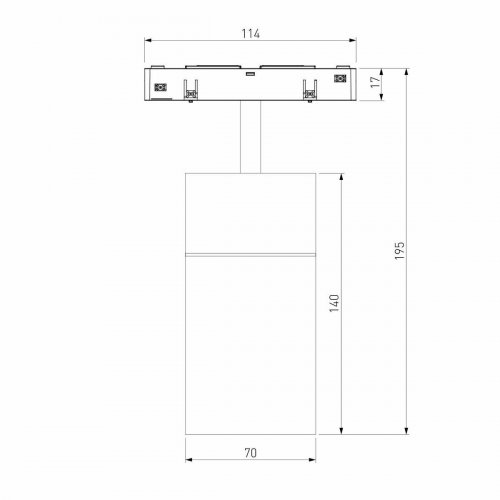 Трековый светодиодный светильник Elektrostandard Slim Magnetic Comfi 85187/01 a066515