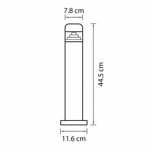 Уличный светодиодный светильник Lightstar Raggio 376907