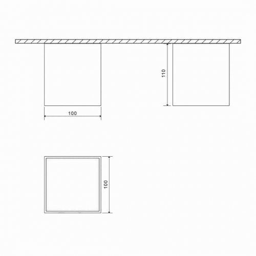 Потолочный светодиодный светильник DesignLed GW-8601-10-BL-NW 004901