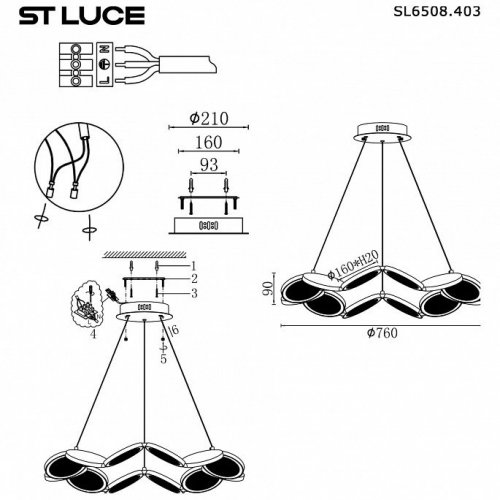 Подвесной светильник Rio SL6508.403.01