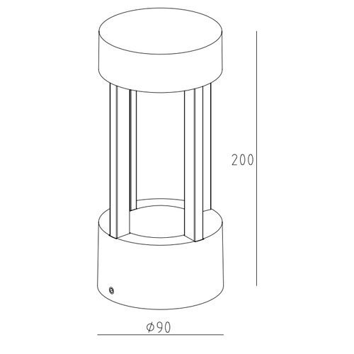 Наземный светильник Oasis Light W61843-200