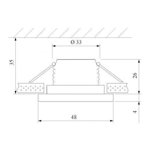 Встраиваемый светодиодный светильник Elektrostandard 15271/Led черный a056027