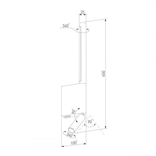 Бра Elektrostandard Sarca 40111/LED a066401