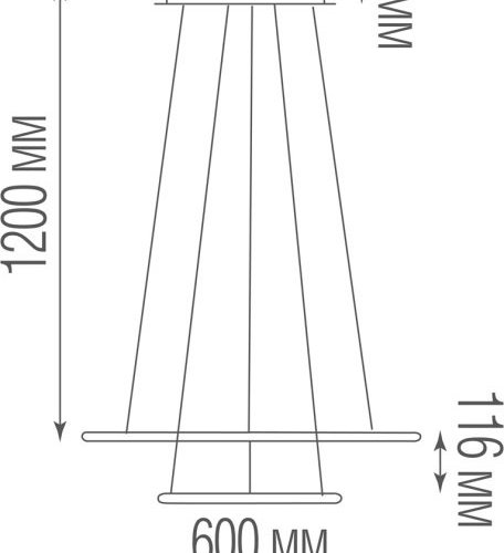 Подвесной светильник Nimbo S111024/2SQ 105W Black In