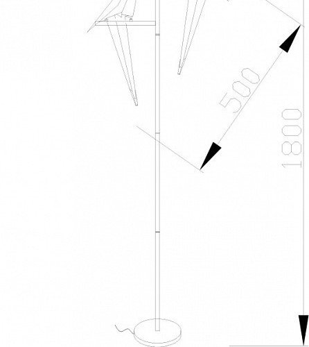 Торшер Moderli Birds V3075-2TL