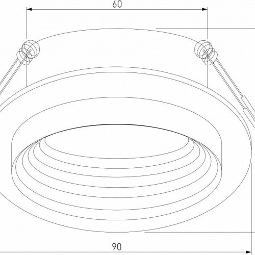 Встраиваемый светильник Elektrostandard Senso a064250