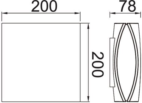 Архитектурная подсветка Oasis Light SIDNEY LED W1869 Gr