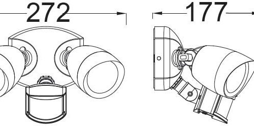 Прожектор уличный TUBE LED W6219A-PiR Bl