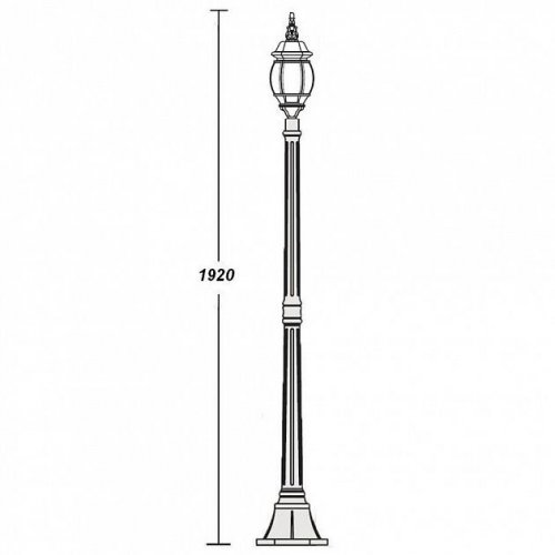 Наземный фонарь Oasis Light 83408S W