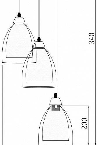 Подвесной светильник Astery FR5375PL-03CH1